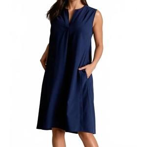 NEW BUKI a-liner dress in navy